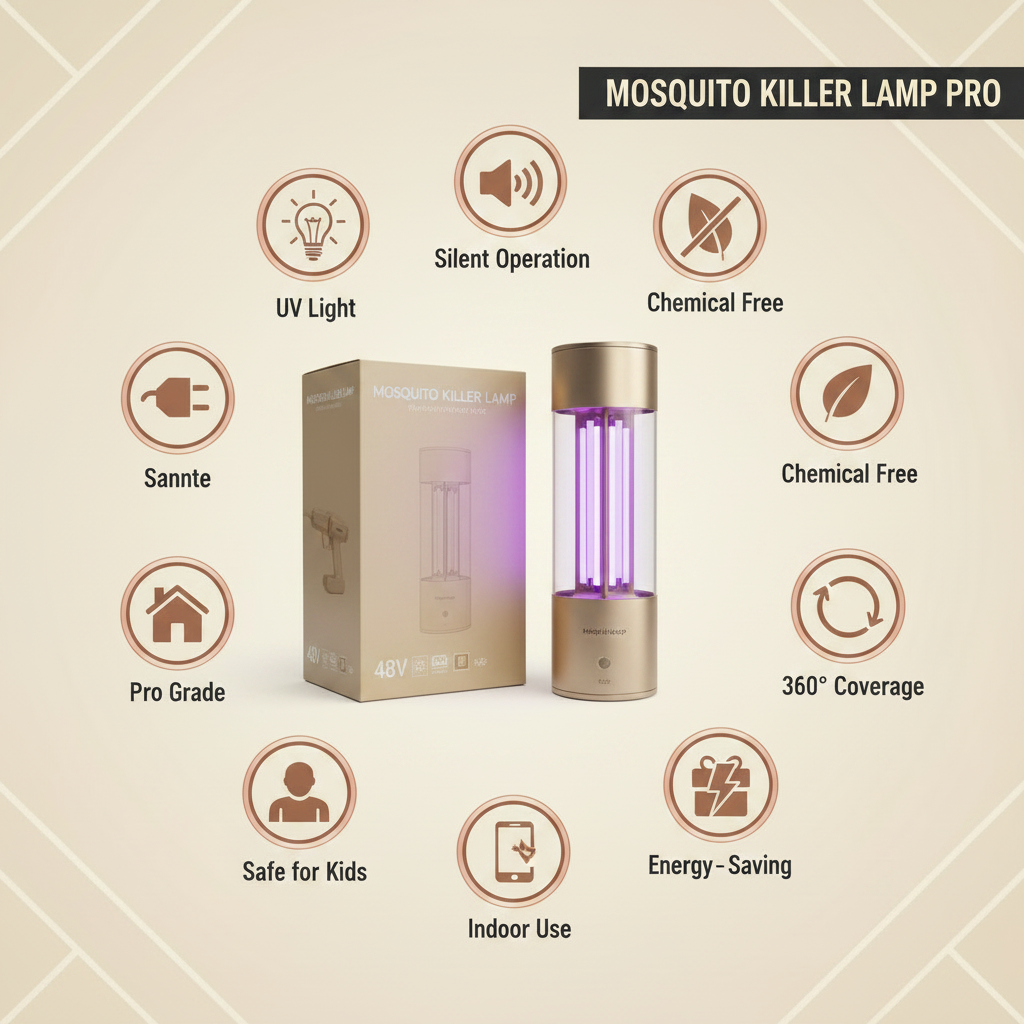 Mosquito Killer Lamp Infographic
